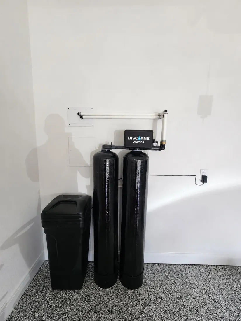 Biscayne Water dual-tank installation