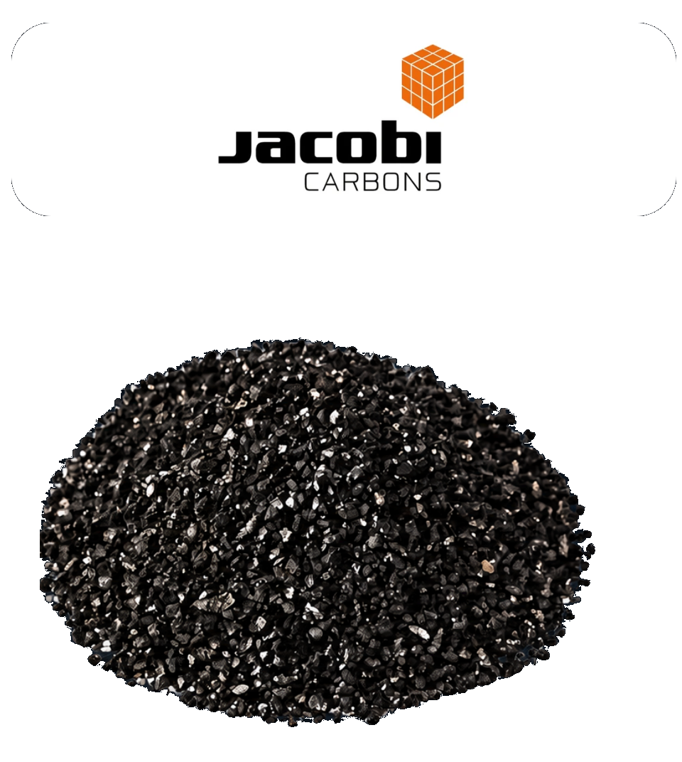 Jacobi catalytic carbon and manufacturer logo